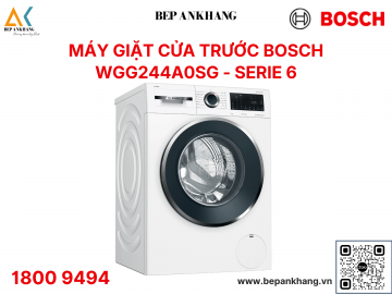 Máy Giặt Bosch 9 Kg WGG244A0SG - series 6 - Công nghệ hạt nước linh động ActiveWater™ Plus